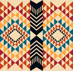 几何图案民族风装饰画