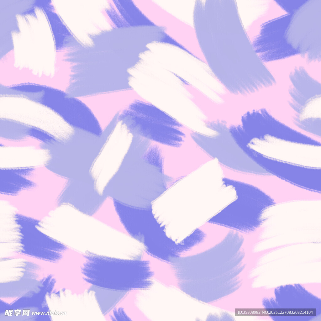 粉紫笔触抽象图案背景