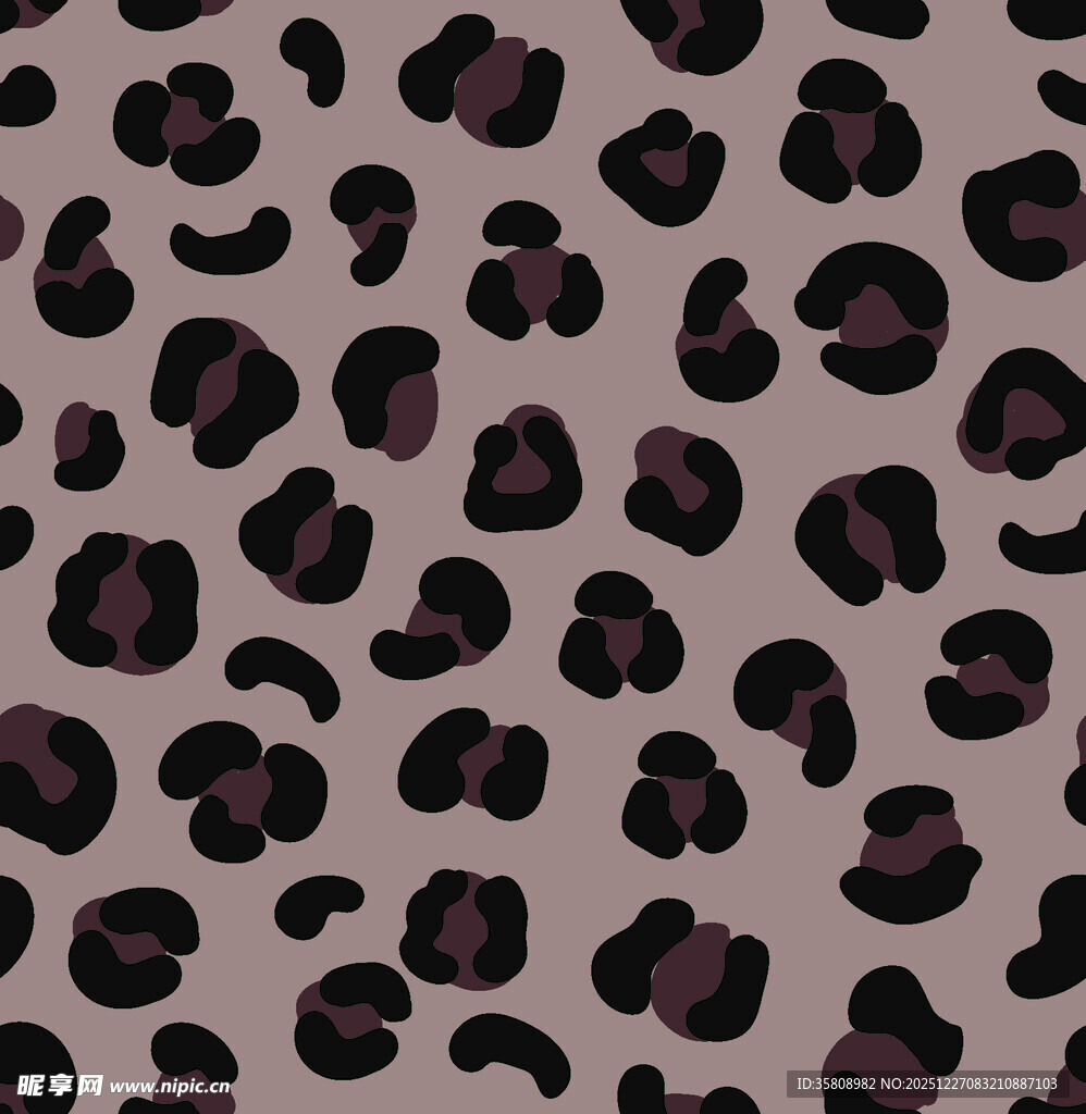 豹纹图案背景纹理