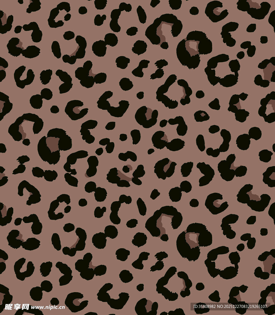 豹纹图案背景纹理