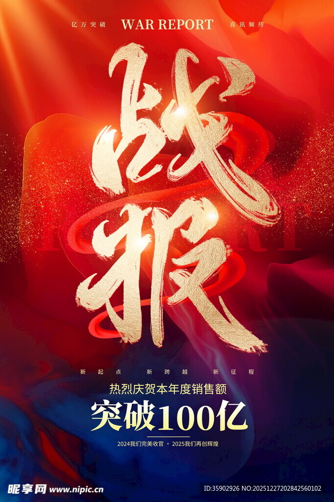 战报破百亿精彩时刻海报