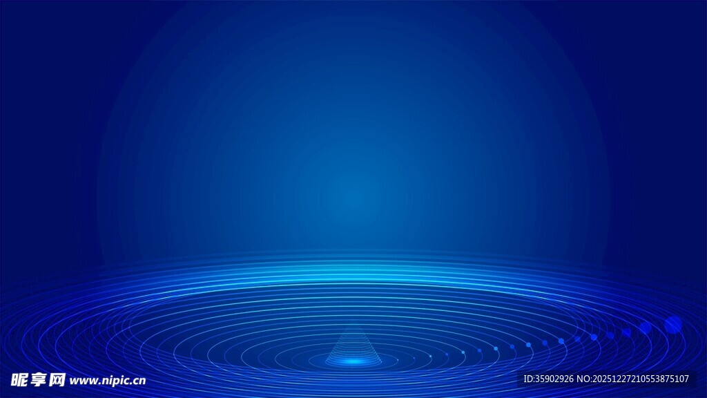 蓝色渐变科技感背景画面