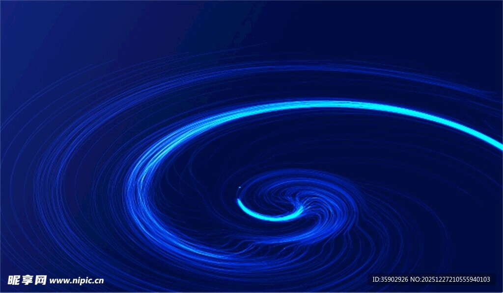 蓝色旋涡动态背景图