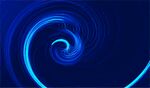 蓝色螺旋线条抽象背景图