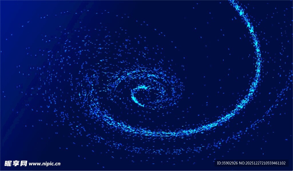 蓝色旋涡动态视觉效果