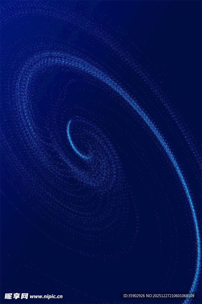 蓝色旋涡抽象背景图案