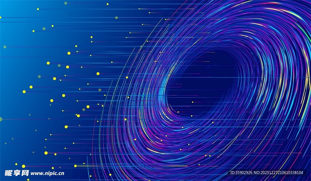 梦幻星空漩涡宇宙图景