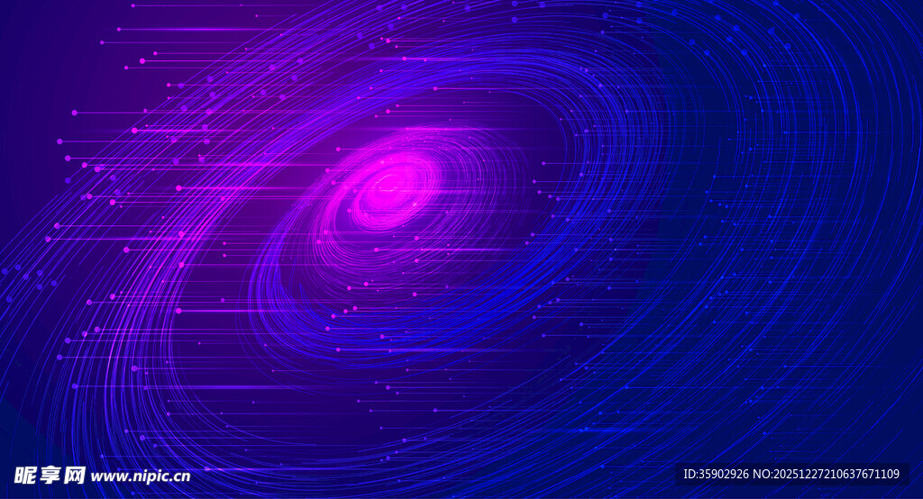 梦幻紫色旋涡背景图