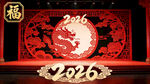 2026年舞台新春装饰布置