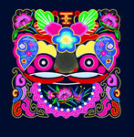 多彩传统戏曲脸谱图案