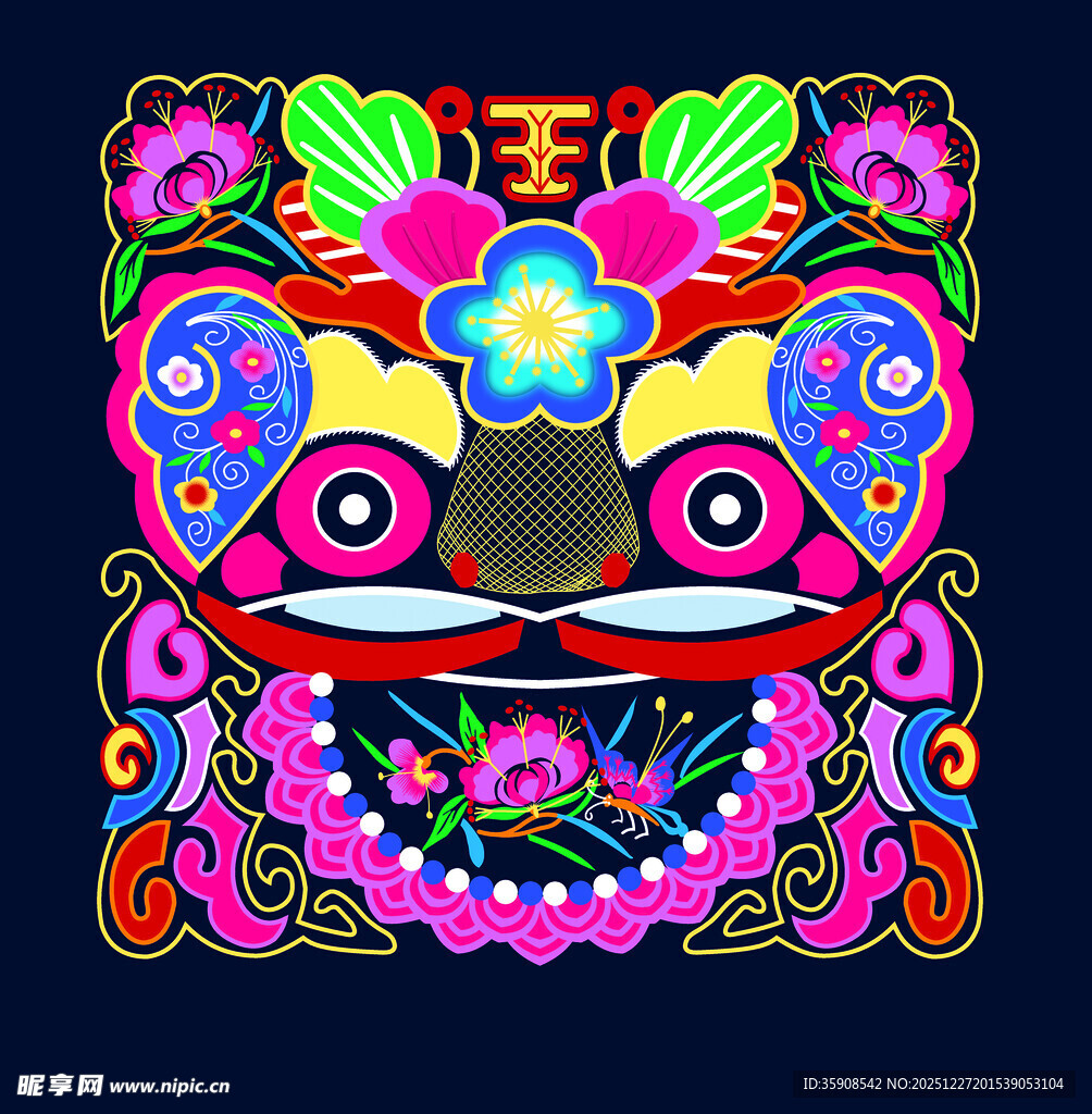 多彩传统戏曲脸谱图案