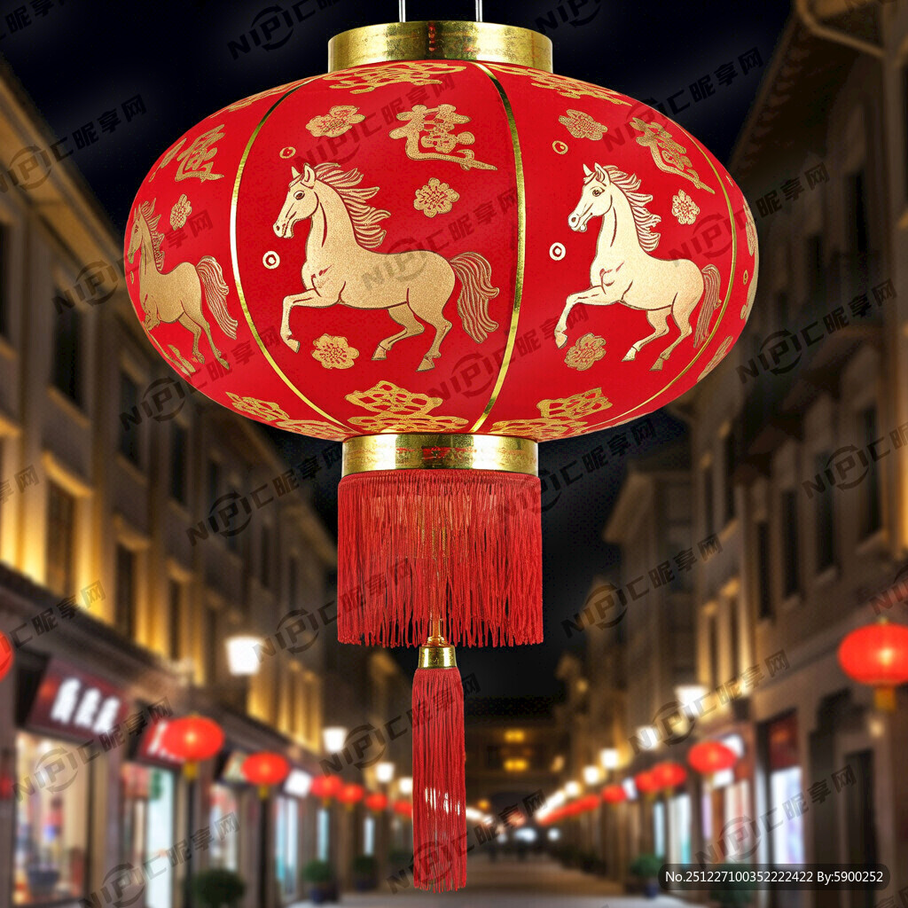 马年灯笼