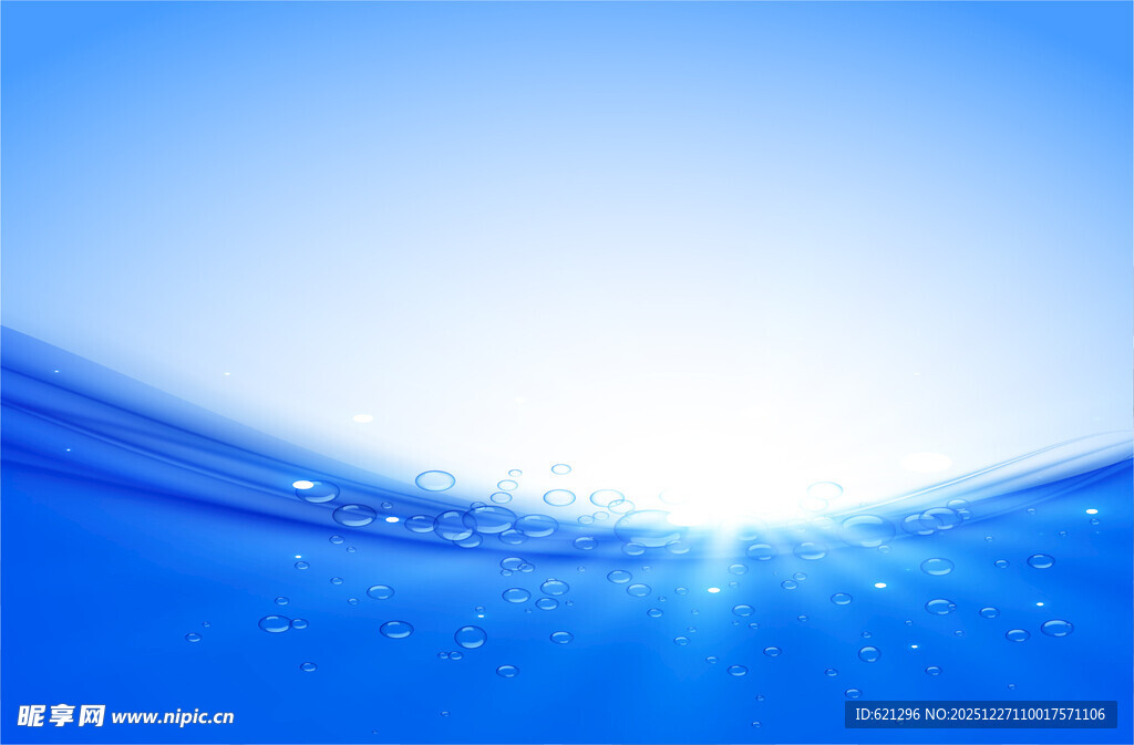 蓝色海洋阳光