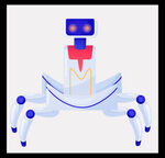 可爱机器人插画设计