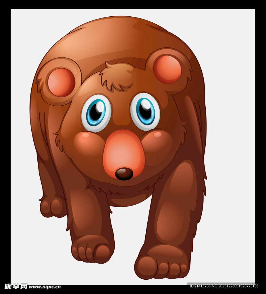 卡通风格的山猫形象