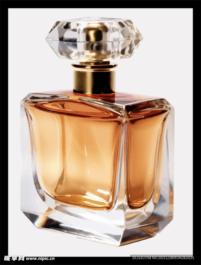 精致香水瓶展示