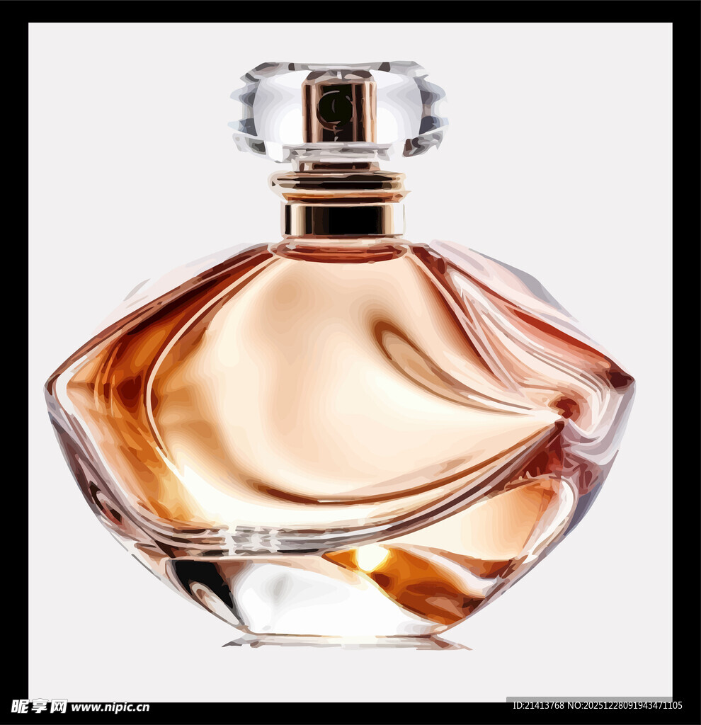 优雅香水瓶尽显奢华质感