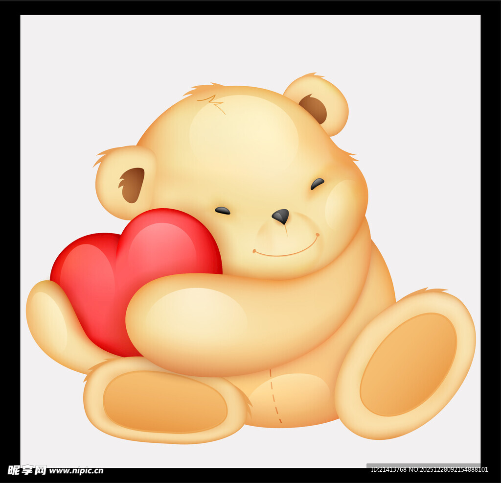 小熊抱爱心