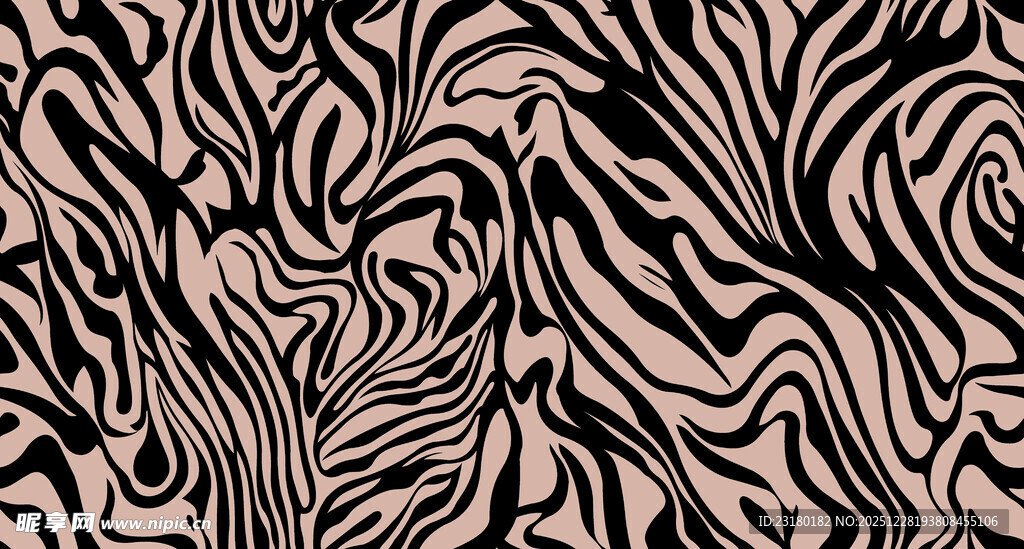 抽象斑马纹图案纹理