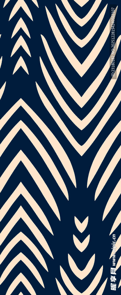 蓝白锯齿纹几何图案背景