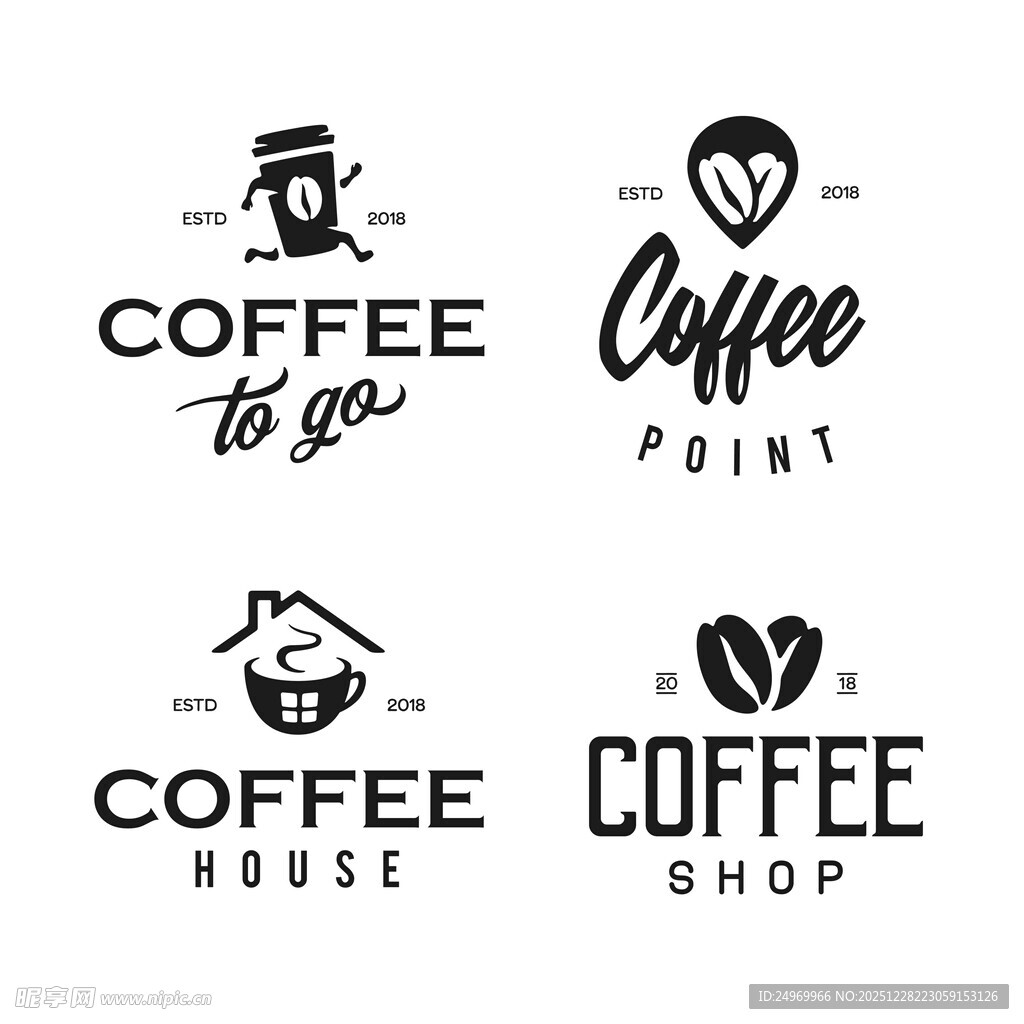 咖啡主题标志设计集合