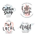 咖啡店铺创意标志设计