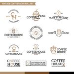 复古风咖啡主题标志设计