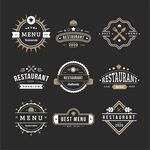 复古餐厅标志设计集合