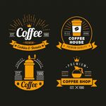 咖啡主题创意标识设计