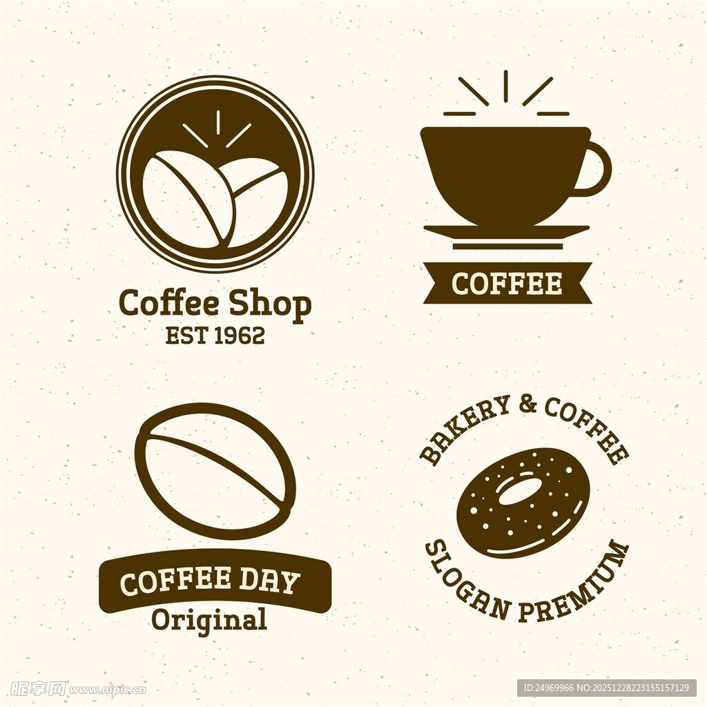 咖啡店创意标志设计