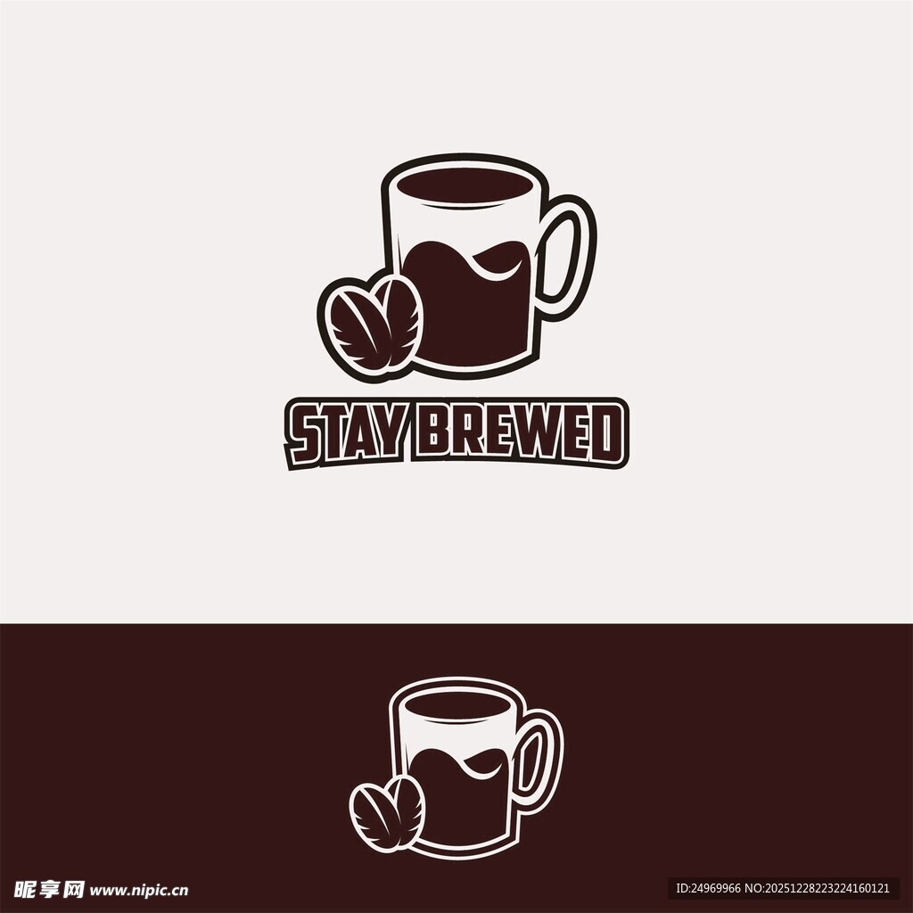 咖啡主题标志设计