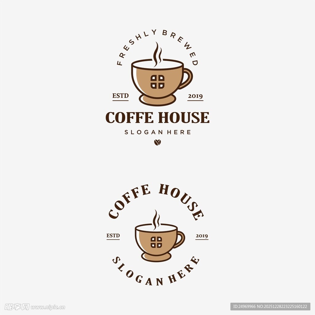 咖啡屋标志设计