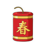 红色春字爆竹