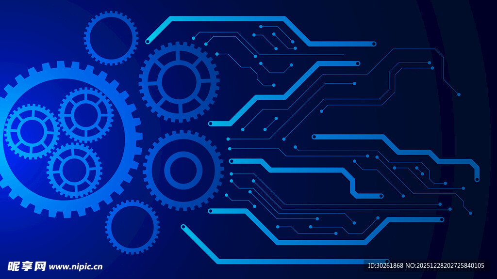 科技齿轮背景