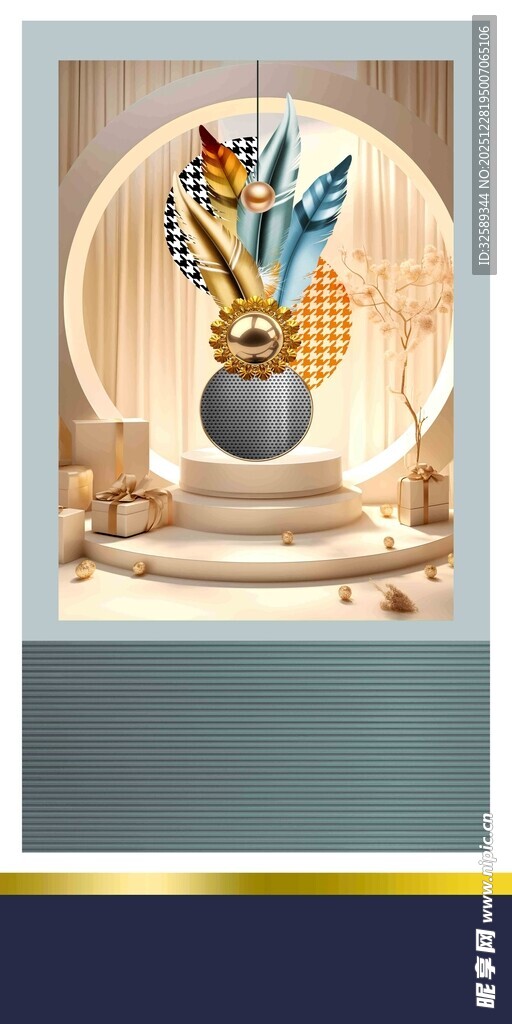 花瓶插花装饰艺术作品