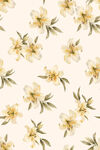 淡黄色花卉图案背景纹理