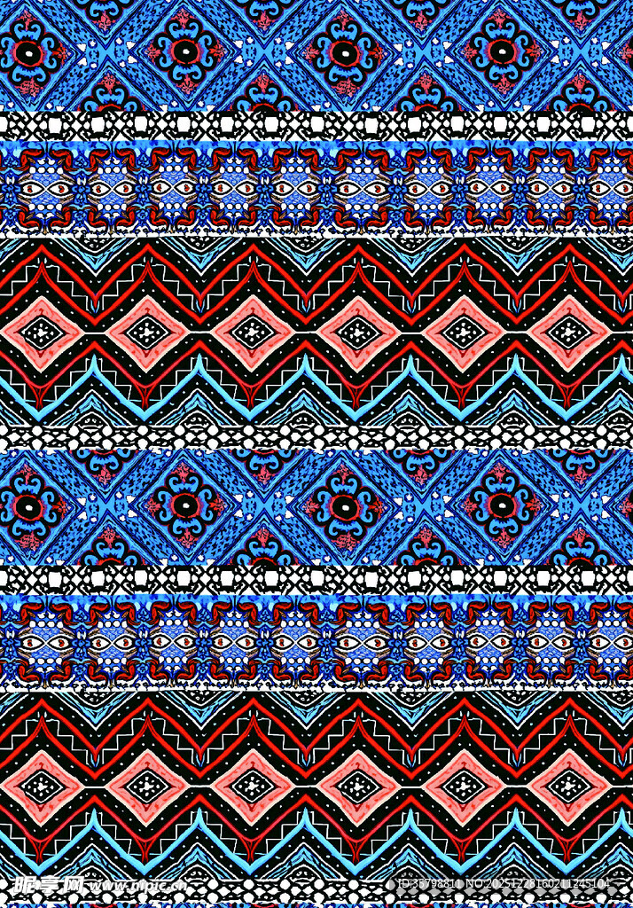 民族风几何图案纹理