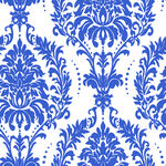 蓝白经典欧式花纹图案
