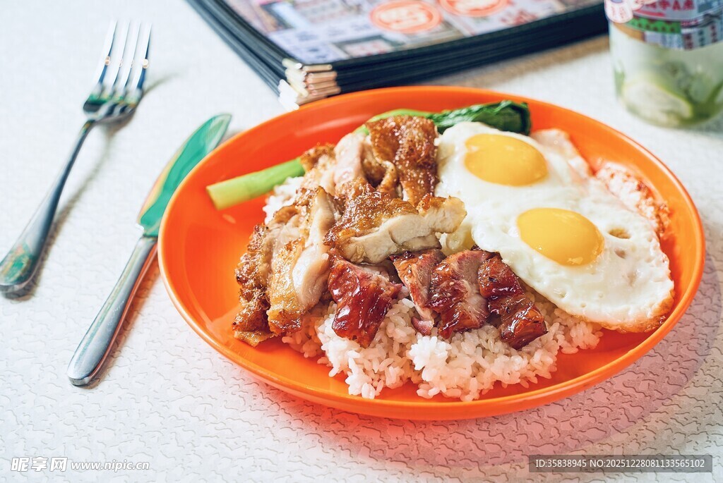 美味鸡肉蛋盖饭
