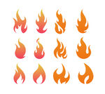 卡通火焰