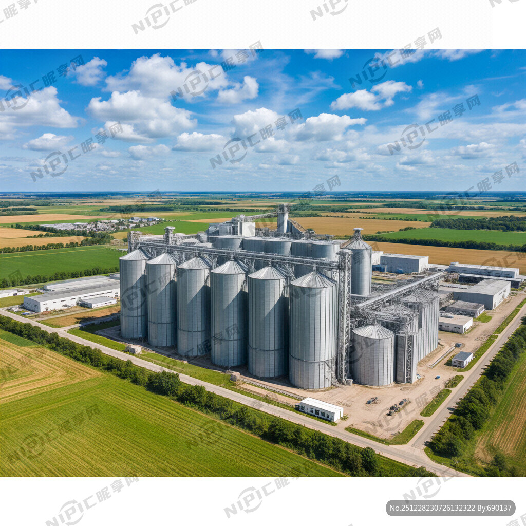 大国粮仓十五五展望画面 科技感