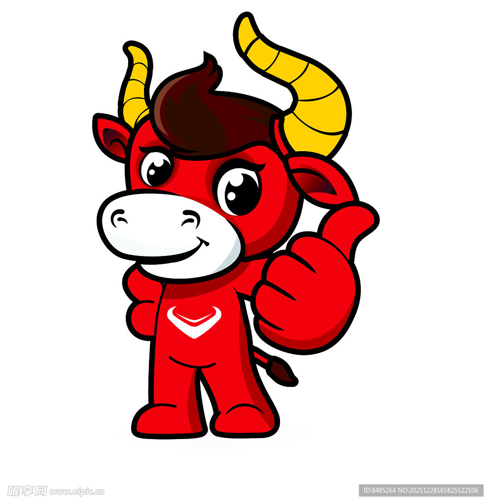 牛电卡通形象