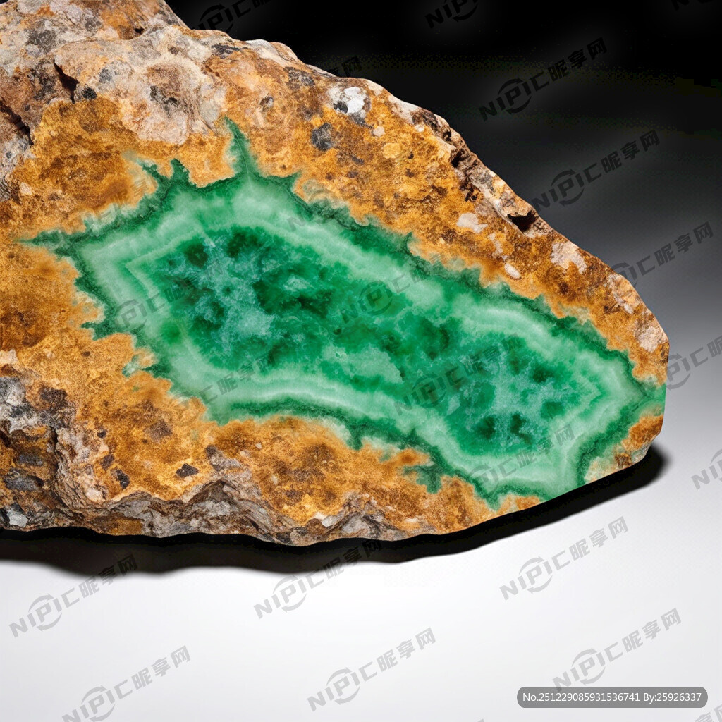 岩板金色绿色翡翠合成颜色