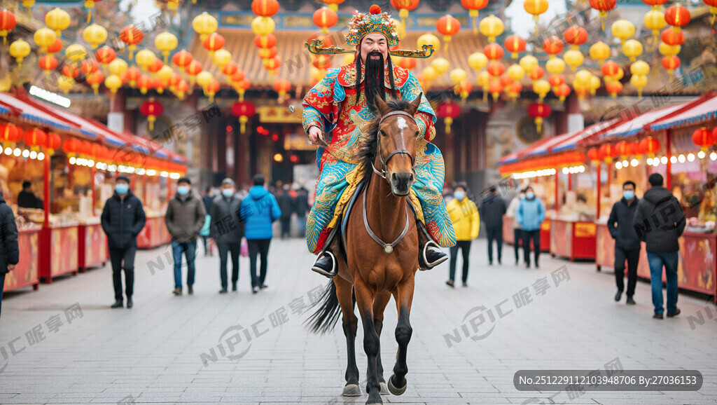 财神骑马