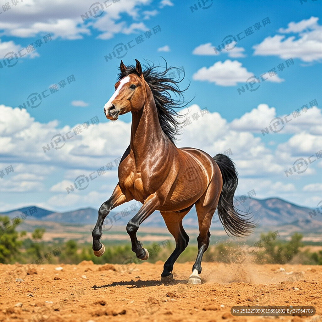 大暑节气  马 插图