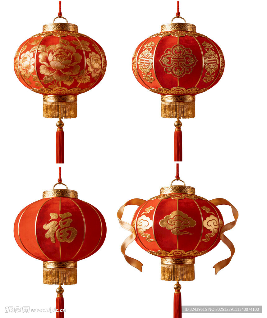 喜庆中式红灯笼装饰