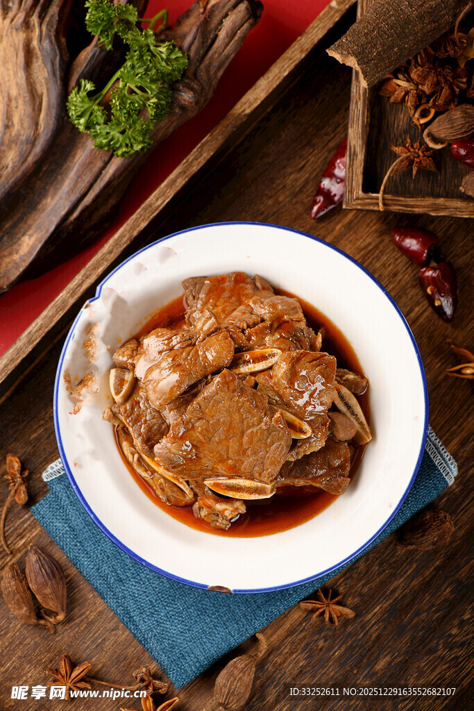 美味卤牛肉 诱人色泽