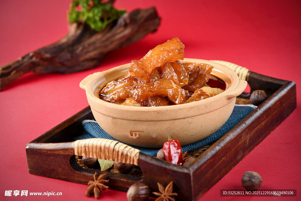 红烧牛筋 美味传统佳肴
