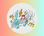 音乐音符插画