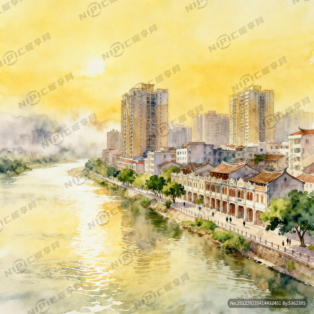 晋江青阳风景画